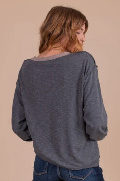 Young And In Love Color Block Top - Light Brown -Outlet Bella Ella Boutique Store back f2065d3c f2d5 4a85 809f f050e7667201 5000x