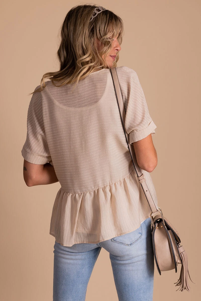 Balcony View Peplum Top 19 Balcony View Peplum Top - Image 17