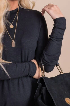 Good Company Long Sleeve Sweater Dress -Outlet Bella Ella Boutique Store black detail 8089414d 4478 4c6d bd8d f5edeaca9aea 5000x