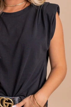 IRIS Fresh Take Boxy Tee -Outlet Bella Ella Boutique Store black detail 8d65a067 efe4 4944 b6e7 4d6d458eda0b 5000x