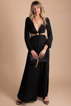 Feeling Luxe Cutout Maxi Dress