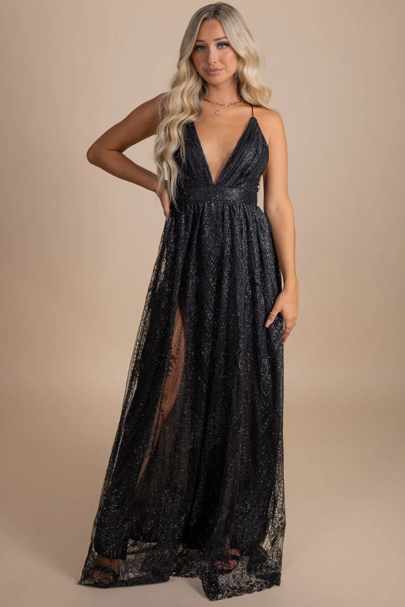 Attention Getter Shimmery Maxi Dress 3 Attention Getter Shimmery Maxi Dress