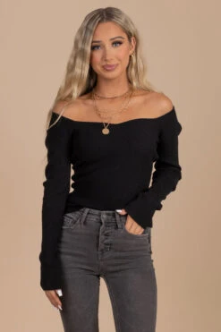 Confidently Lost Long Sleeve Top 19 Confidently Lost Long Sleeve Top -Outlet Bella Ella Boutique Store black main 82d0ae10 c59e 4314 9ae4 3e0fa811fe98 5000x