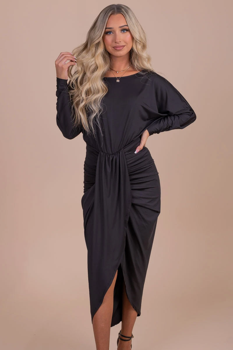 Good For My Soul Long Sleeve Midi Dress 7 Good For My Soul Long Sleeve Midi Dress - Image 5