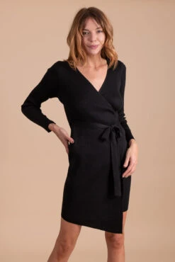 Night At The Met Long Sleeve Mini Dress