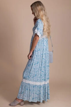 Only Yesterday Floral Maxi Dress -Outlet Bella Ella Boutique Store blue side 18fa93b4 cf2c 4ffe 86ef 9a7c8e471b54 5000x