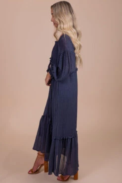 My Favorite Hello Long Sleeve Maxi Dress -Outlet Bella Ella Boutique Store blue side 5ccfe1b0 b091 4f7a 883c 5ed720e3ab65 5000x