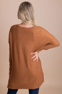 Life Goes On Long Sleeve Waffle Top 33 Life Goes On Long Sleeve Waffle Top -Outlet Bella Ella Boutique Store brown back 77343a81 535f 408c 91e4 8dfc8a567b75 5000x