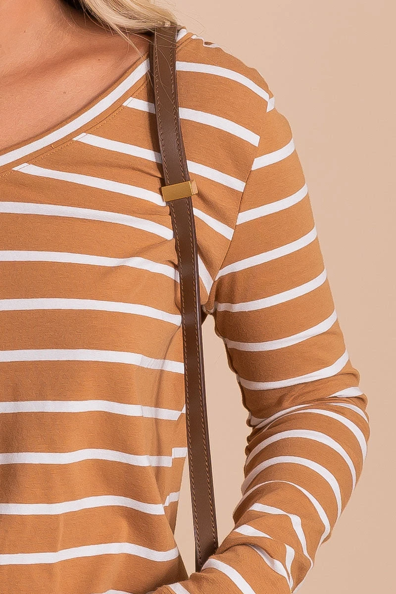 Everything You Need Burgundy Striped Top 5 Everything You Need Burgundy Striped Top - Image 3