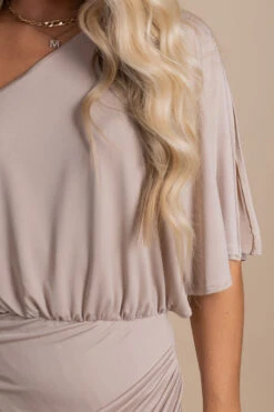 A Lifetime Of Wishes One-Shoulder Midi Dress -Outlet Bella Ella Boutique Store brown detail af6afc78 aa00 4215 9f00 7cbefdaf160c 5000x