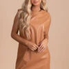Be Fearless Faux Leather Mini Dress - Light Brown 2 Be Fearless Faux Leather Mini Dress - Light Brown -Outlet Bella Ella Boutique Store brown main b58a8fba dc64 4303 8f1a b035fd4809f4 5000x