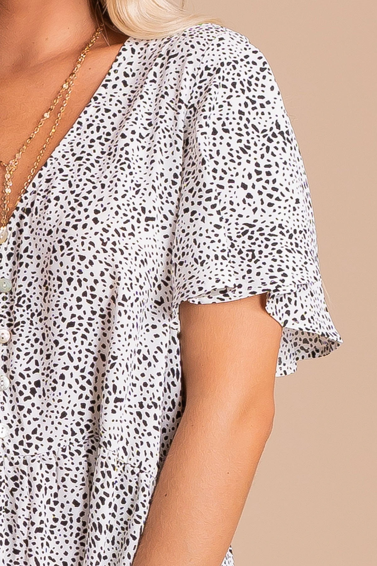 Cheers To You Patterned Mini Dress 5 Cheers To You Patterned Mini Dress - Image 3