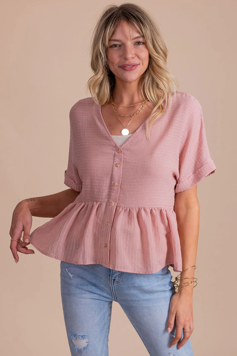 Balcony View Peplum Top 7 Balcony View Peplum Top - Image 5