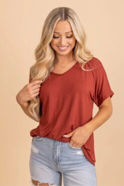 Wait For You V-Neck Top