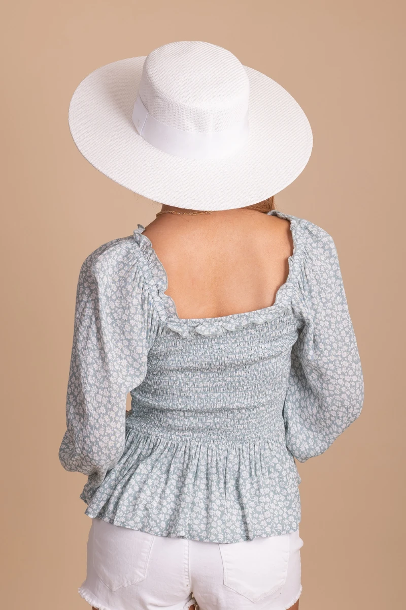 Desert Wildflower Smocked Long Sleeve Top 8 Desert Wildflower Smocked Long Sleeve Top - Image 6