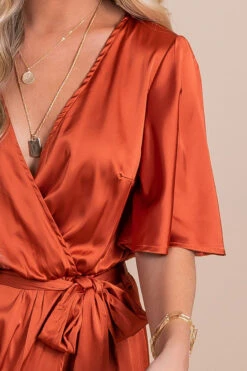 Queen Of Hearts Satin Wrap Dress - Red -Outlet Bella Ella Boutique Store detail 0134a35b 8a64 4367 8d41 c837d4021a72 5000x