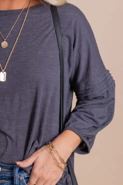 Totally Unique Charcoal Gray Top -Outlet Bella Ella Boutique Store detail 0708d2da 6d42 47ba 9145 44f0e4a71994 5000x