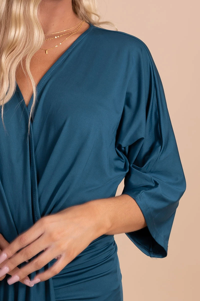 Just A Crush Ruched Midi Dress 13 Just A Crush Ruched Midi Dress - Image 11