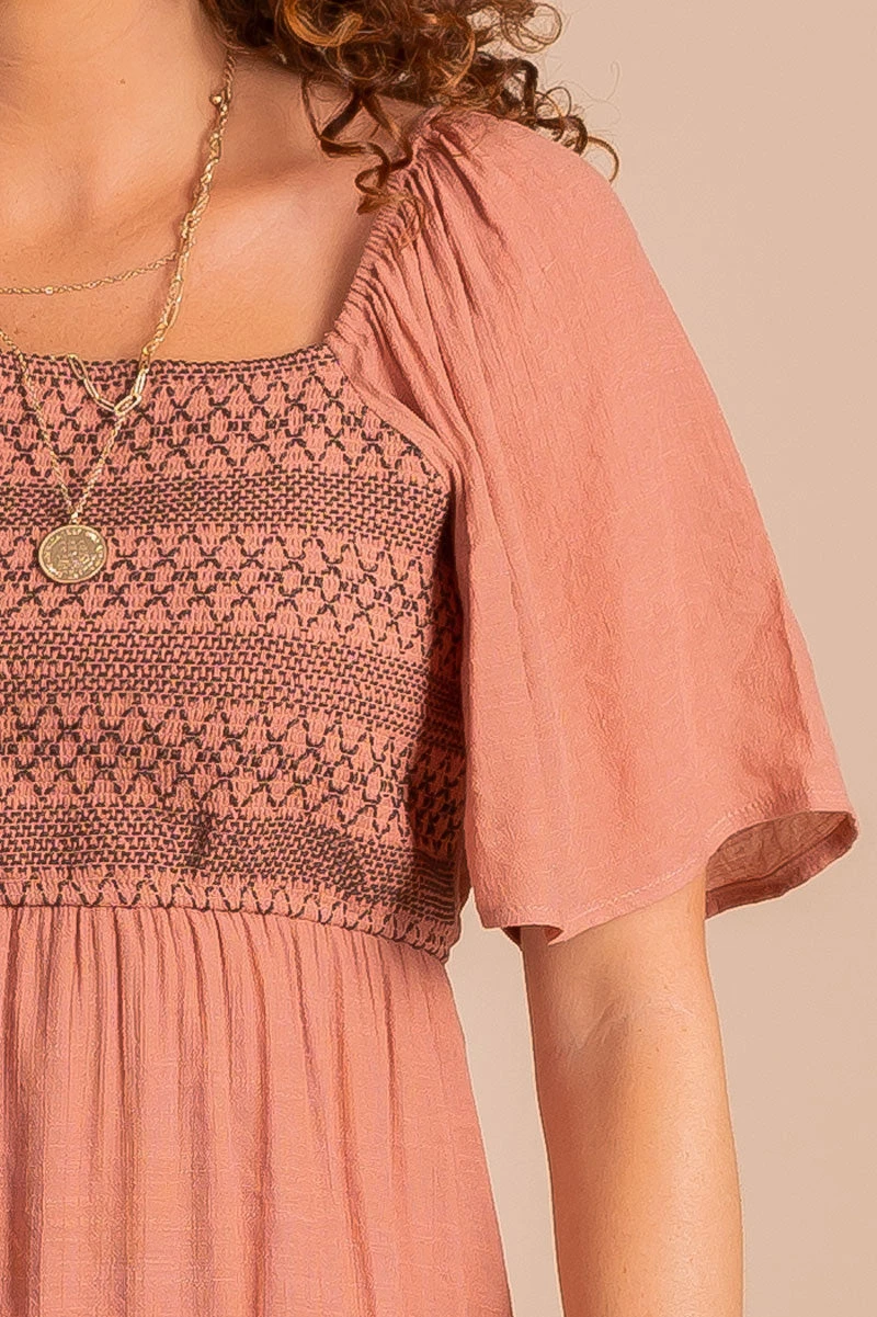 Sunset Dream Mini Dress - Pink 5 Sunset Dream Mini Dress - Pink - Image 3