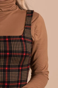 Chocolate Everything Nice Plaid Mini Dress - Black -Outlet Bella Ella Boutique Store detail 7ced5de5 0b78 4bc4 bdcb 22e106e8ce85 5000x