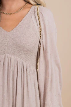 No Place Like You Smocked Long Sleeve Midi Dress -Outlet Bella Ella Boutique Store detail be862465 d341 4b2f 87cc 7c09fe0df6e0 5000x