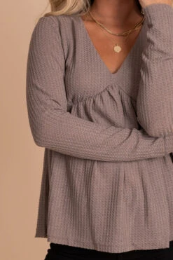 Here With You Long Sleeve Waffle Top -Outlet Bella Ella Boutique Store detail dd6afbcf b7f9 472c a218 a63412ec4a47 5000x