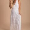 Forever Mine Lace Maxi Dress - White -Outlet Bella Ella Boutique Store forever mine main image 5000x