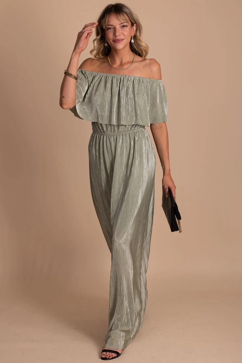 Slow Dancing Ribbed Off Shoulder Maxi Dress 14 Slow Dancing Ribbed Off Shoulder Maxi Dress - Image 12
