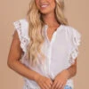We Belong Together Lace Sleeve Top - White -Outlet Bella Ella Boutique Store front 4e1bbd15 48d7 4f0b 8444 e9e7d926d42b 5000x