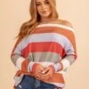 Living Loud Striped Wide Neck Top -Outlet Bella Ella Boutique Store front 73c908a2 10ec 456f be99 5efd12950ece 5000x