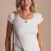 Cream Long Fit Seamless Tee -Outlet Bella Ella Boutique Store front b8048046 d691 403b bc95 ad87676852d2 5000x