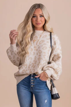 Wild And Free Animal Print Sweater 23 Wild And Free Animal Print Sweater -Outlet Bella Ella Boutique Store front ba61598c 047a 42d3 8156 879d6c15c6a6 5000x