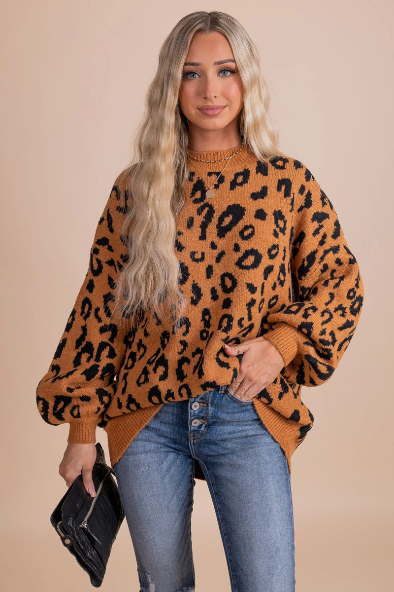 Wild And Free Animal Print Sweater 3 Wild And Free Animal Print Sweater