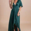 Look For Stars V-Neck Maxi Dress