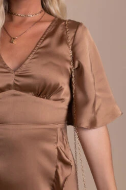 Stop And Stare Shimmery Maxi Dress -Outlet Bella Ella Boutique Store gold detail 5000x