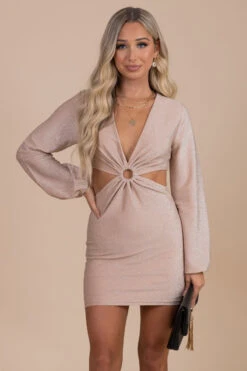 Nothing Is Impossible Cutout Mini Dress