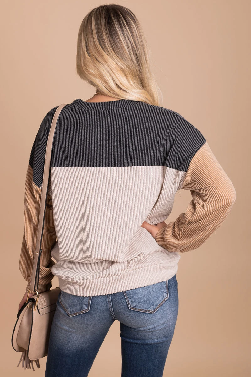 Take Chances Color Block Sweater 14 Take Chances Color Block Sweater - Image 12