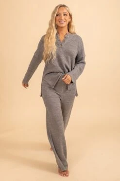 Cozy Dreaming Sweater Top And Pants Set