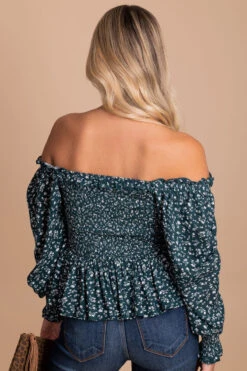 Desert Wildflower Smocked Long Sleeve Top 35 Desert Wildflower Smocked Long Sleeve Top -Outlet Bella Ella Boutique Store green back 62298187 a61c 47b3 8e6a c6b69f87ee1a 5000x