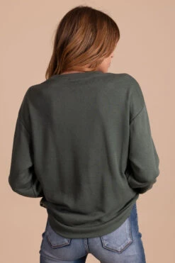 Legendary Pullover Sweater 21 Legendary Pullover Sweater -Outlet Bella Ella Boutique Store green back 8a543ff1 cb58 4df1 b0f8 c15cd6bba54b 5000x