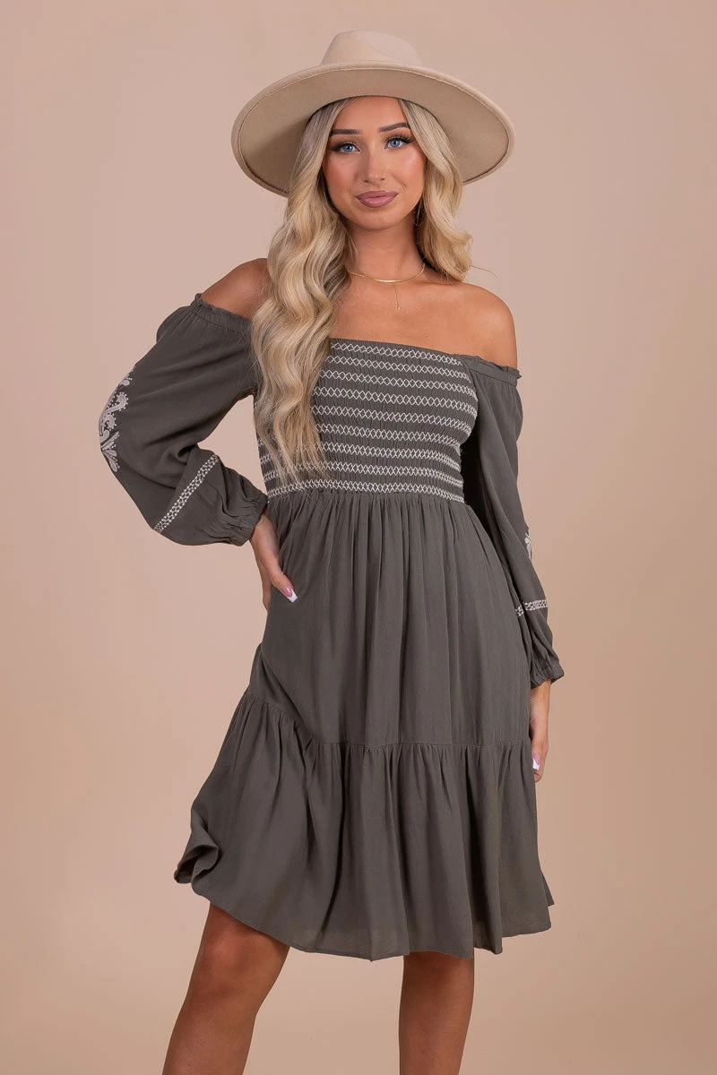 Take A Chance On Me Embroidered Midi Dress 3 Take A Chance On Me Embroidered Midi Dress