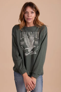Legendary Pullover Sweater 18 Legendary Pullover Sweater -Outlet Bella Ella Boutique Store green main d9dad420 6947 4265 9e27 b7a4e8f4bce7 5000x