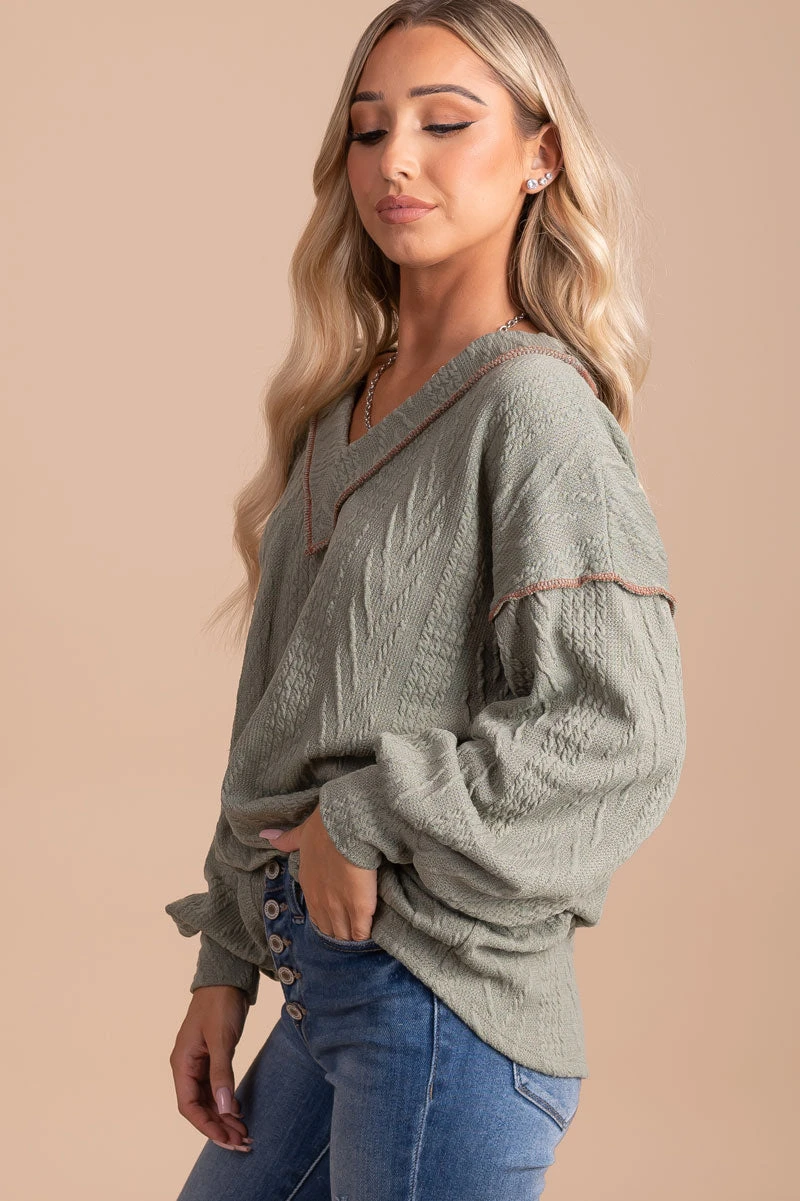 Loving You V-Neck Knit Sweater 8 Loving You V-Neck Knit Sweater - Image 6