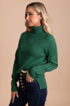Chocolate Snuggle Up Knit Turtleneck Top 15 Chocolate Snuggle Up Knit Turtleneck Top -Outlet Bella Ella Boutique Store green side bea51843 ac5c 4feb 9a5e ba8920a39b44 5000x