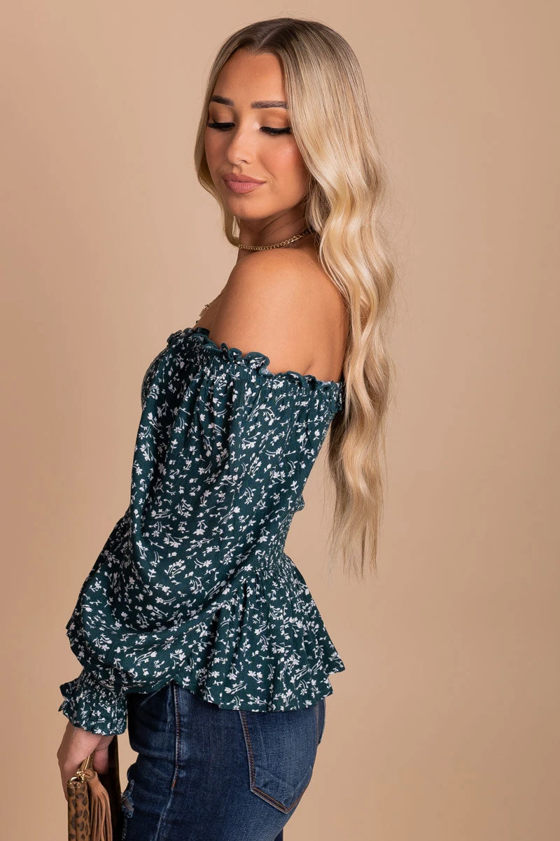 Desert Wildflower Smocked Long Sleeve Top 18 Desert Wildflower Smocked Long Sleeve Top - Image 16