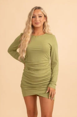 Good Moments Long Sleeve Mini Dress 22 Good Moments Long Sleeve Mini Dress -Outlet Bella Ella Boutique Store greenfront 5000x