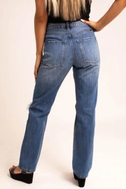 Impress You KanCan Jeans - Dark Blue -Outlet Bella Ella Boutique Store impress you back 5000x