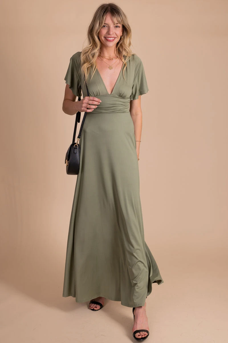 Dreamy Romance Flutter Sleeve Maxi Dress 10 Dreamy Romance Flutter Sleeve Maxi Dress - Image 8