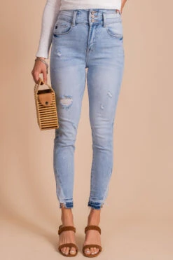 Can't Stay Away KanCan Denim Jeans - Light Blue