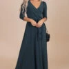 Little Secrets V-Neck Maxi Dress - Dark Green -Outlet Bella Ella Boutique Store main 4500473b 3d44 4ca3 b3b1 c866d9adff9d 5000x